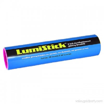 Lumistick 8 Glow Stick Bracelets, Green, 100 ct